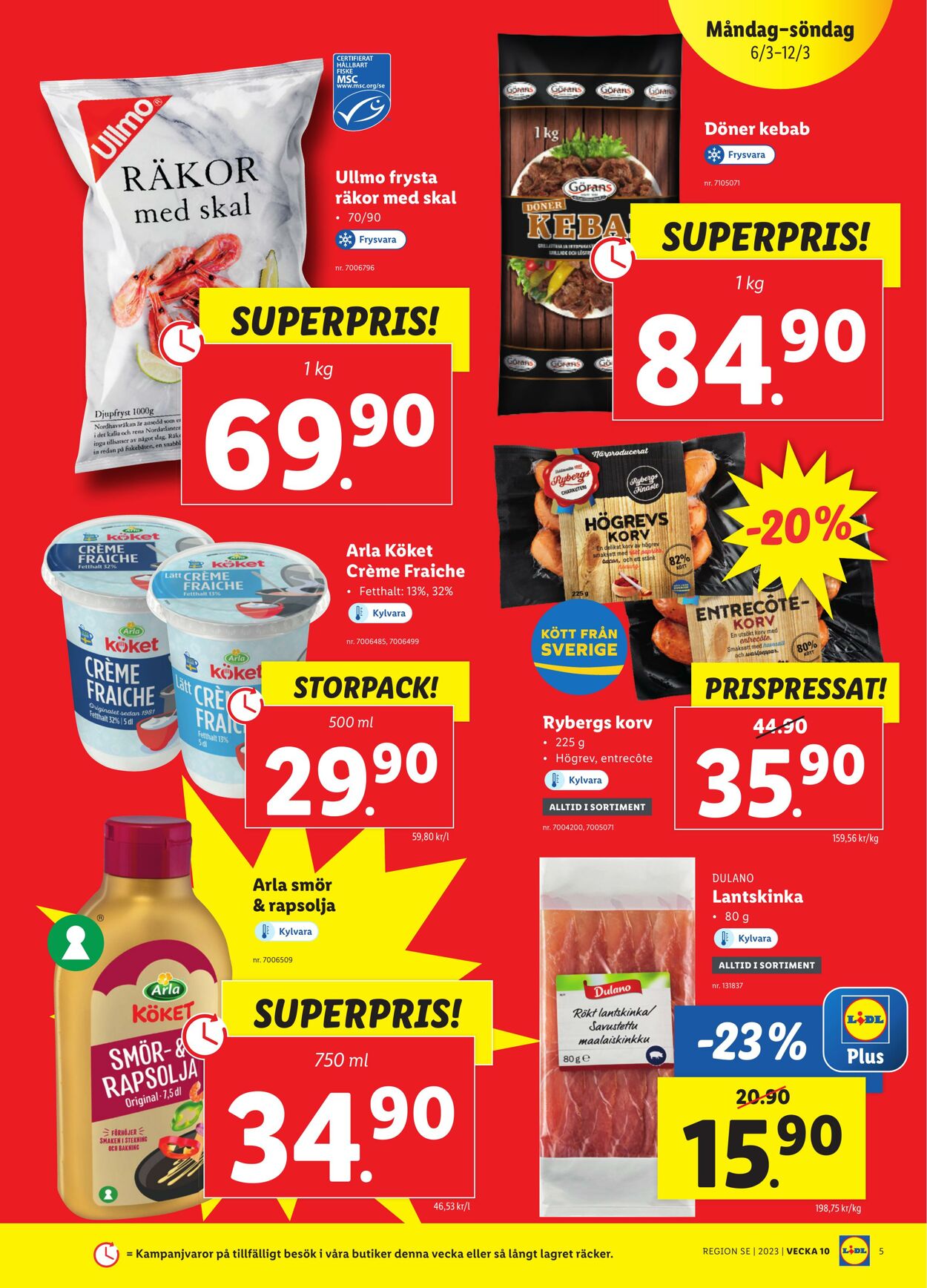 Erbjudanden Lidl 06.03.2023 - 12.03.2023