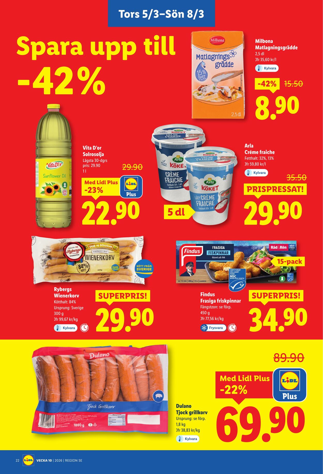 Erbjudanden Lidl 02.03.2026 - 08.03.2026