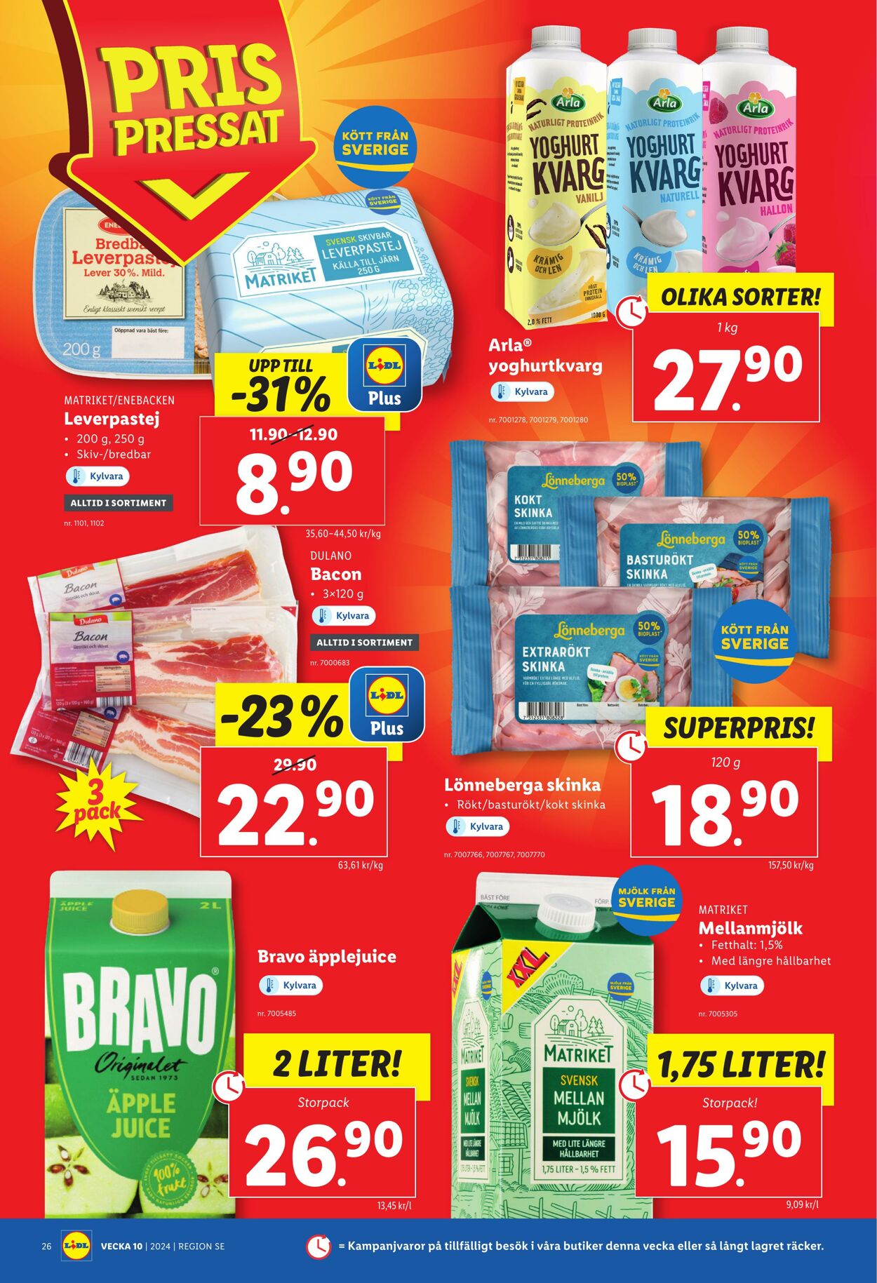 Erbjudanden Lidl 04.03.2024 - 10.03.2024