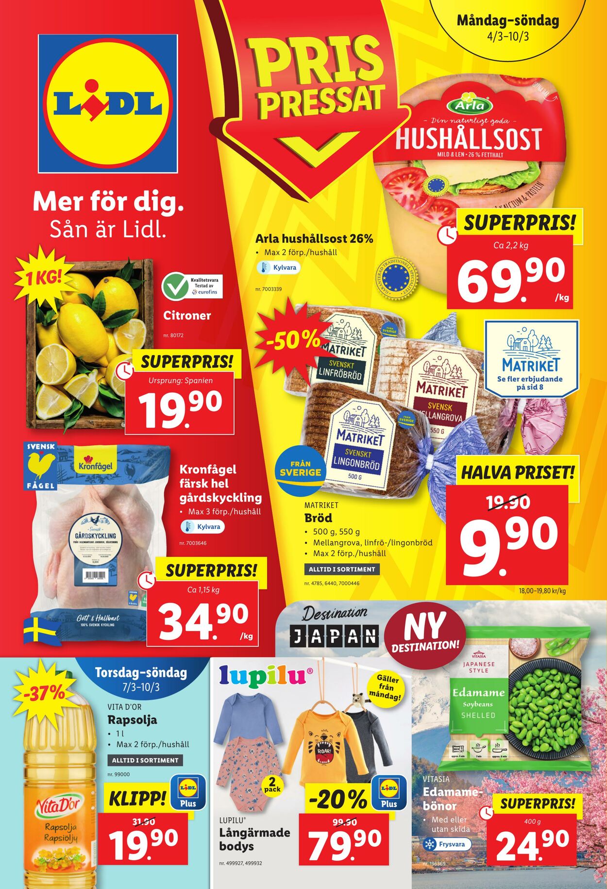 Erbjudanden Lidl 04.03.2024 - 10.03.2024