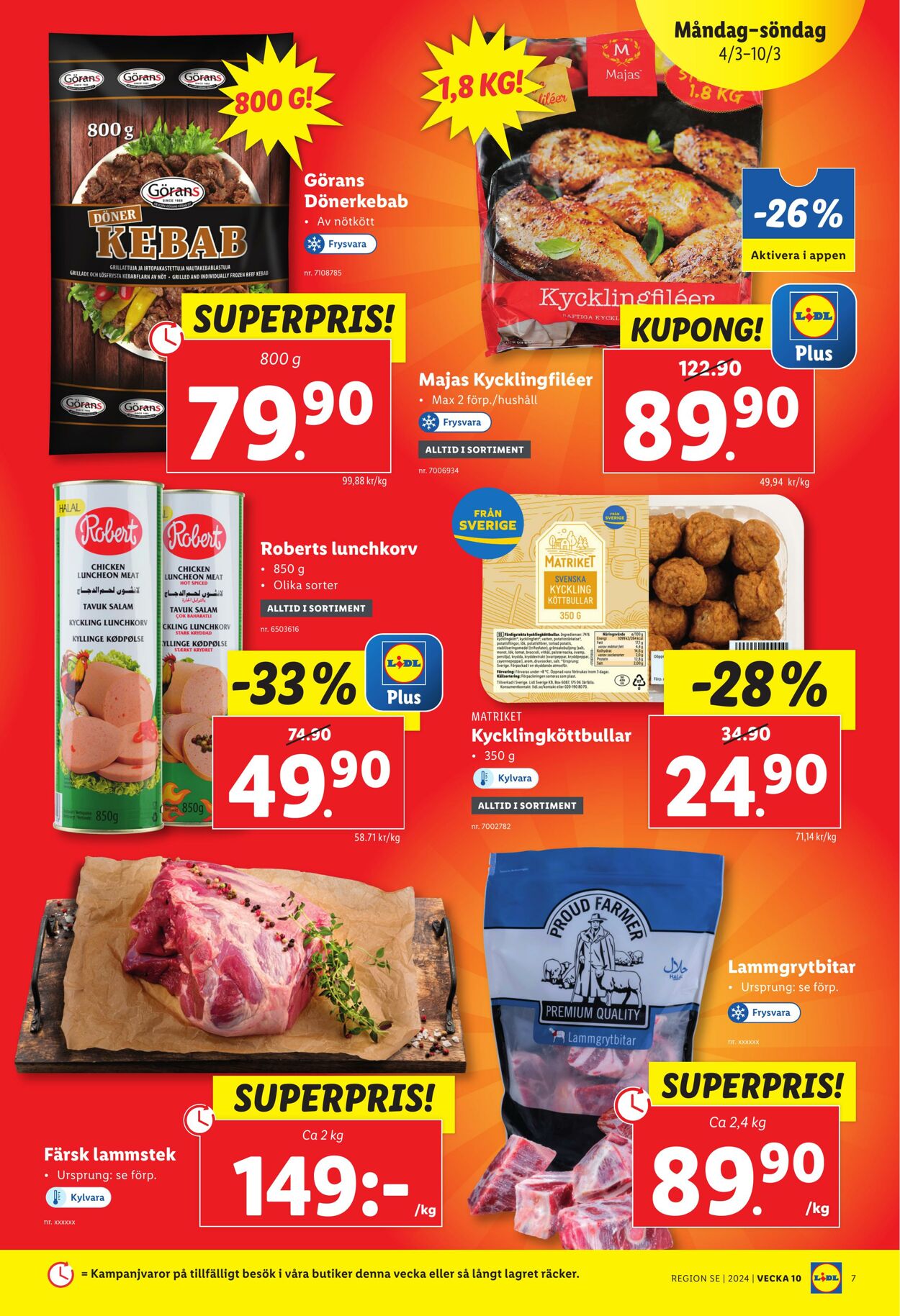 Erbjudanden Lidl 04.03.2024 - 10.03.2024