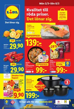 Erbjudanden Lidl 02.03.2026 - 08.03.2026