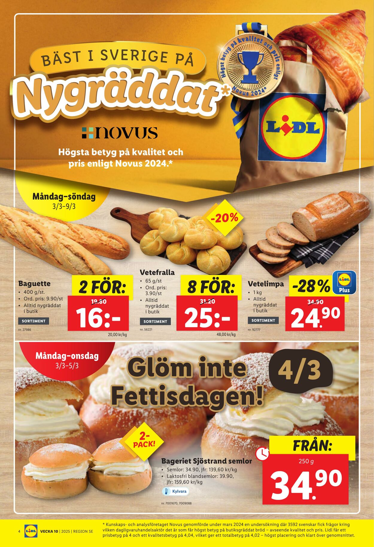 Erbjudanden Lidl 03.03.2025 - 09.03.2025