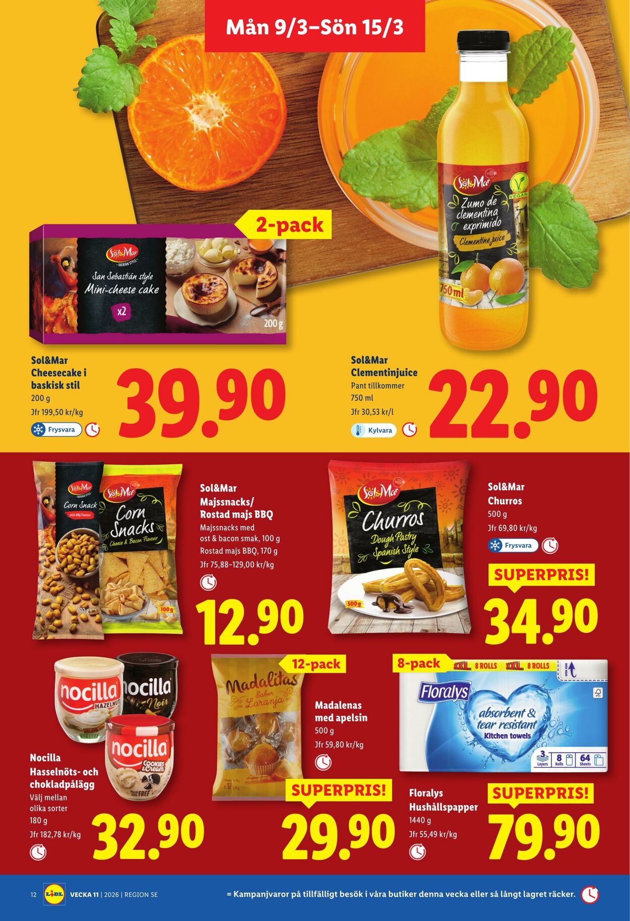 Erbjudanden Lidl 09.03.2026 - 15.03.2026