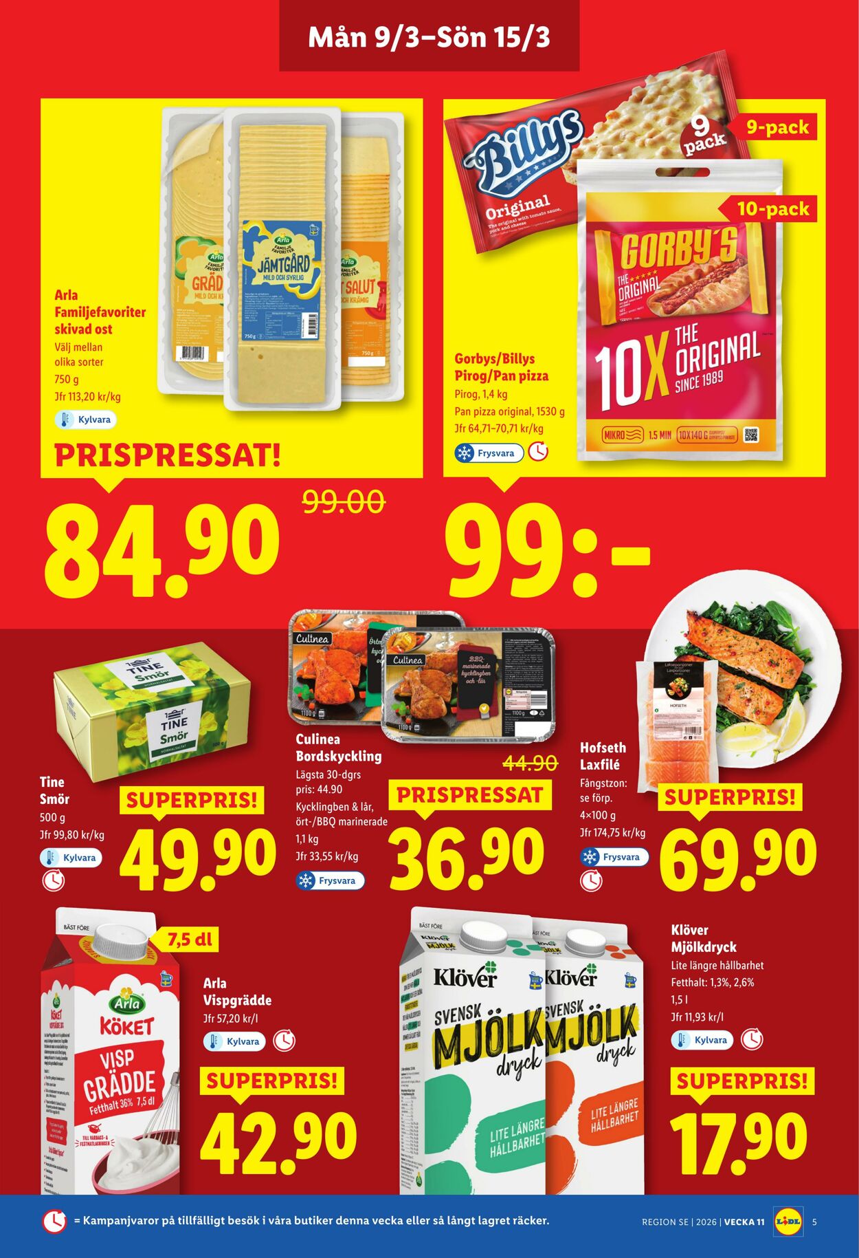 Erbjudanden Lidl 09.03.2026 - 15.03.2026