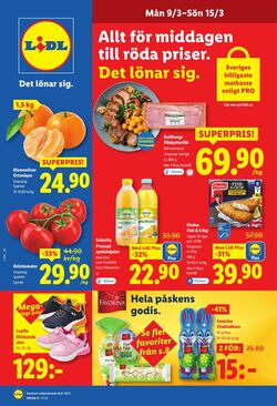 Erbjudanden Lidl 09.03.2026 - 15.03.2026