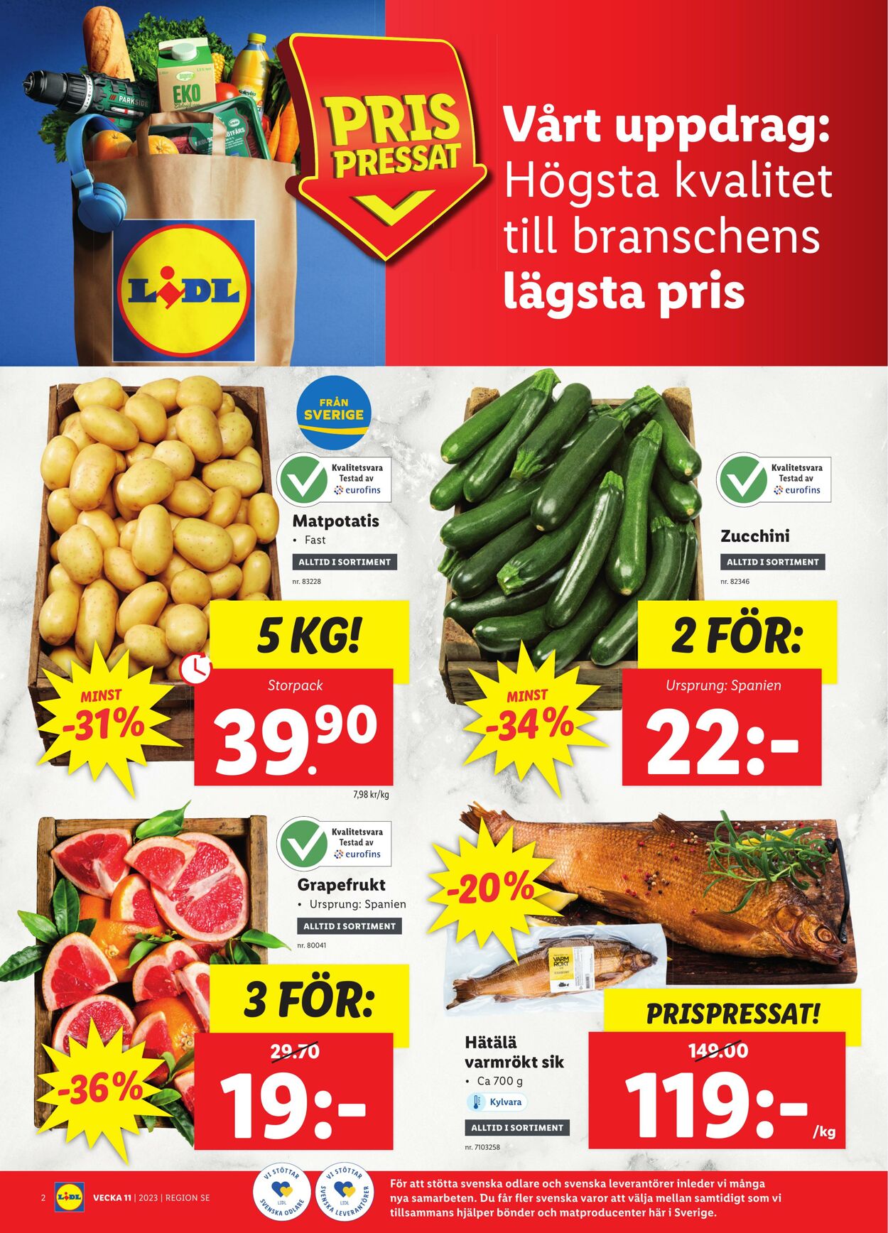 Erbjudanden Lidl 13.03.2023 - 19.03.2023