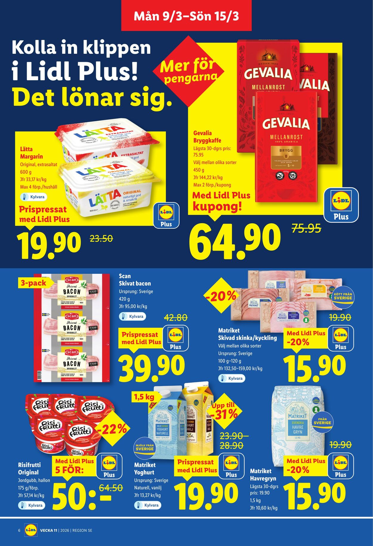 Erbjudanden Lidl 09.03.2026 - 15.03.2026