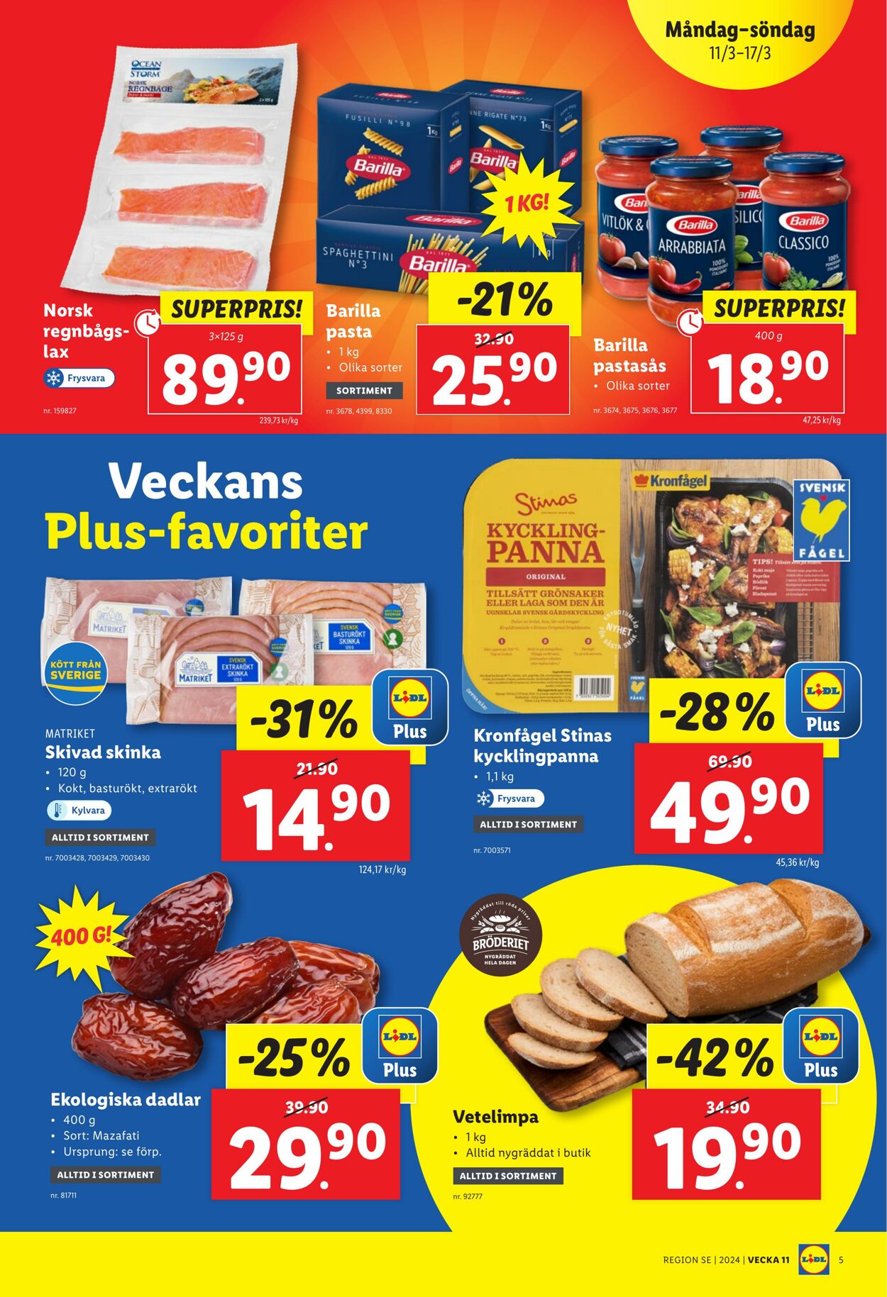 Erbjudanden Lidl 11.03.2024 - 17.03.2024