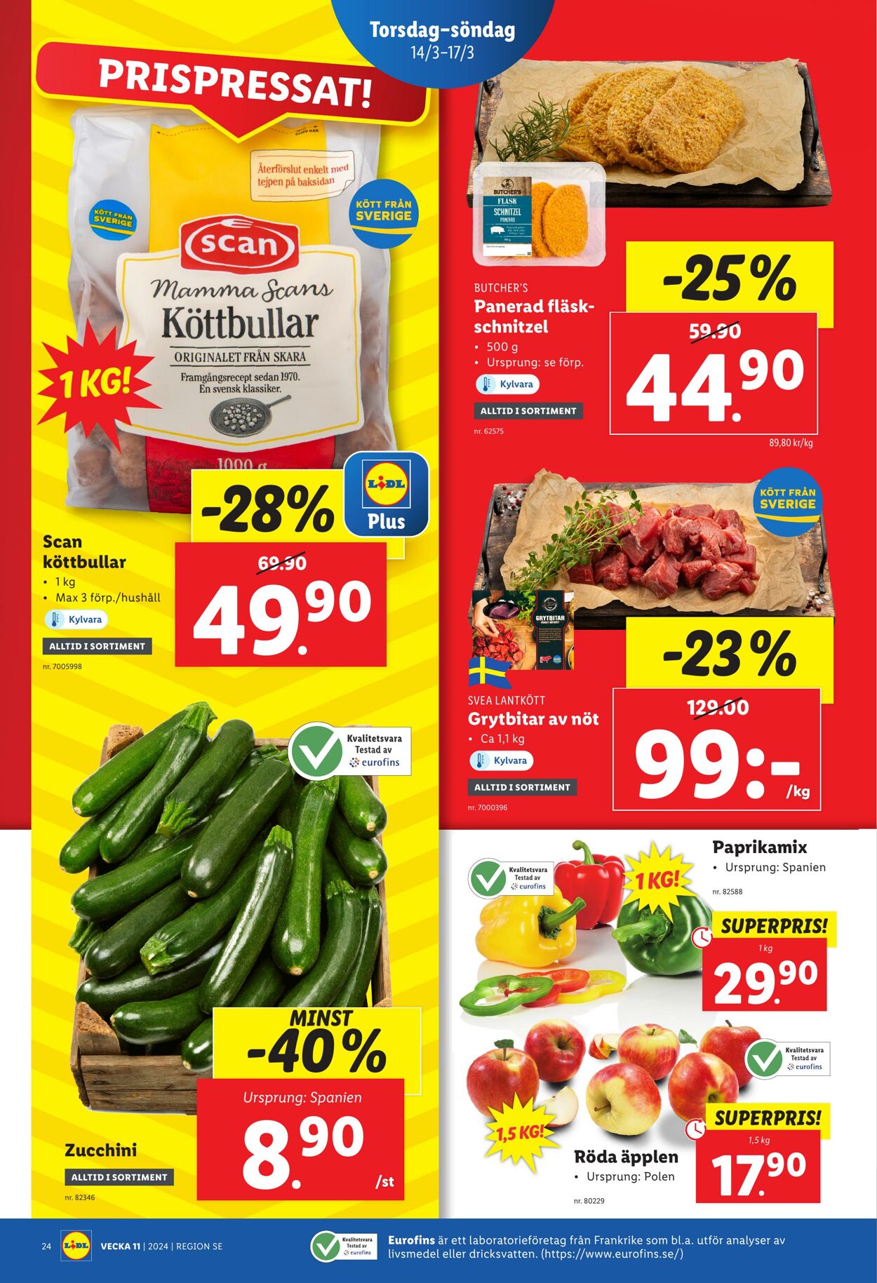 Erbjudanden Lidl 11.03.2024 - 17.03.2024