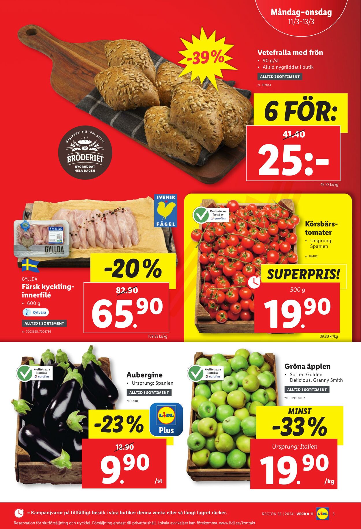 Erbjudanden Lidl 11.03.2024 - 17.03.2024