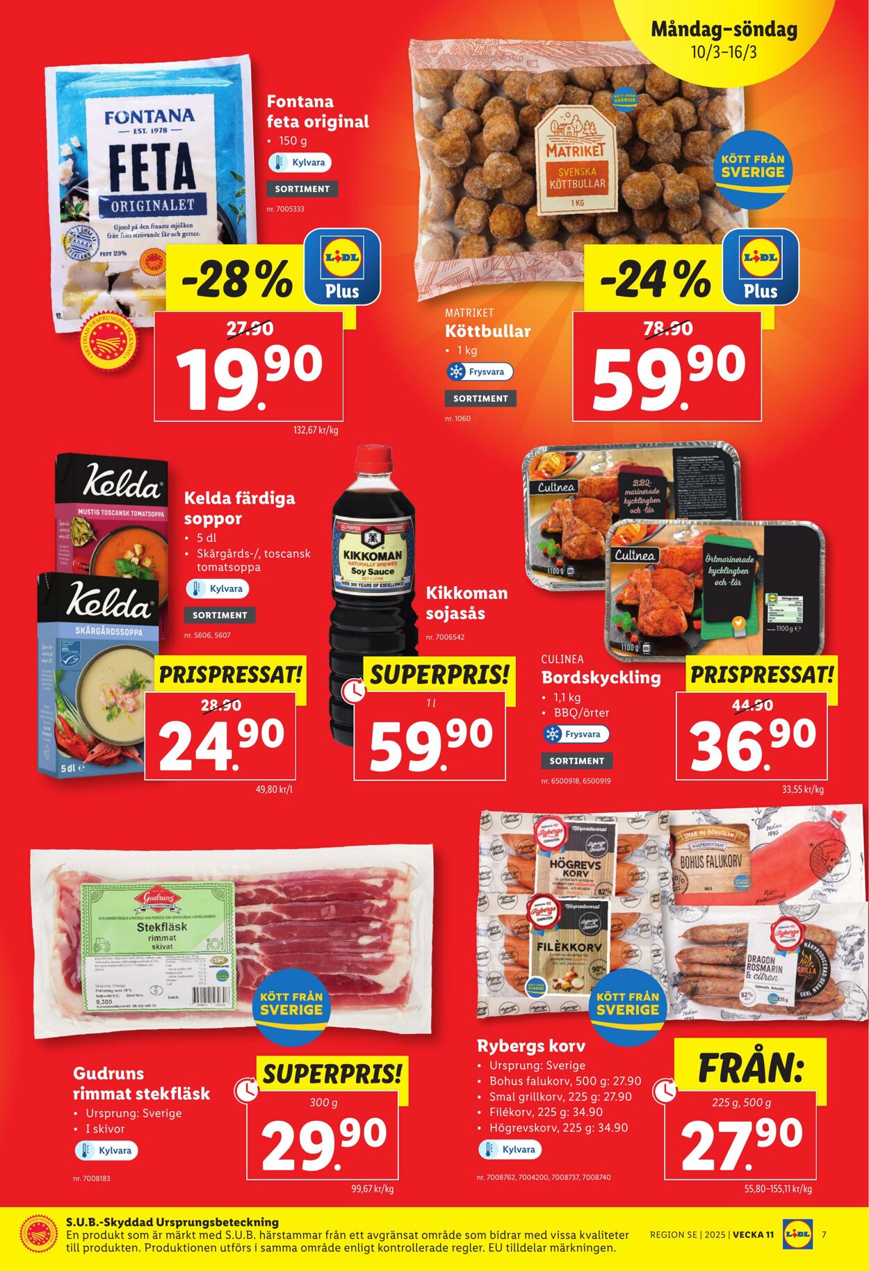 Erbjudanden Lidl 10.03.2025 - 16.03.2025