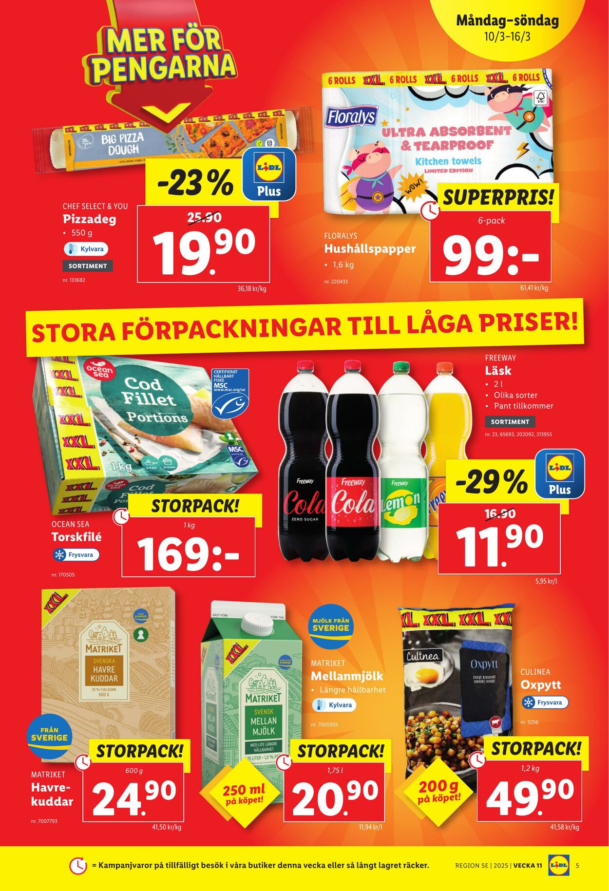 Erbjudanden Lidl 10.03.2025 - 16.03.2025