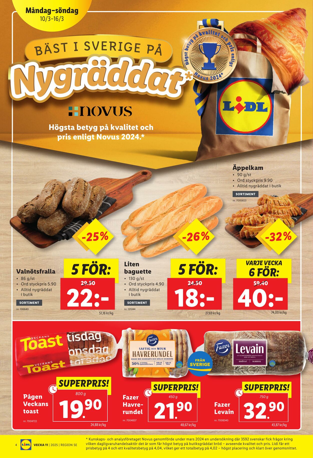 Erbjudanden Lidl 10.03.2025 - 16.03.2025