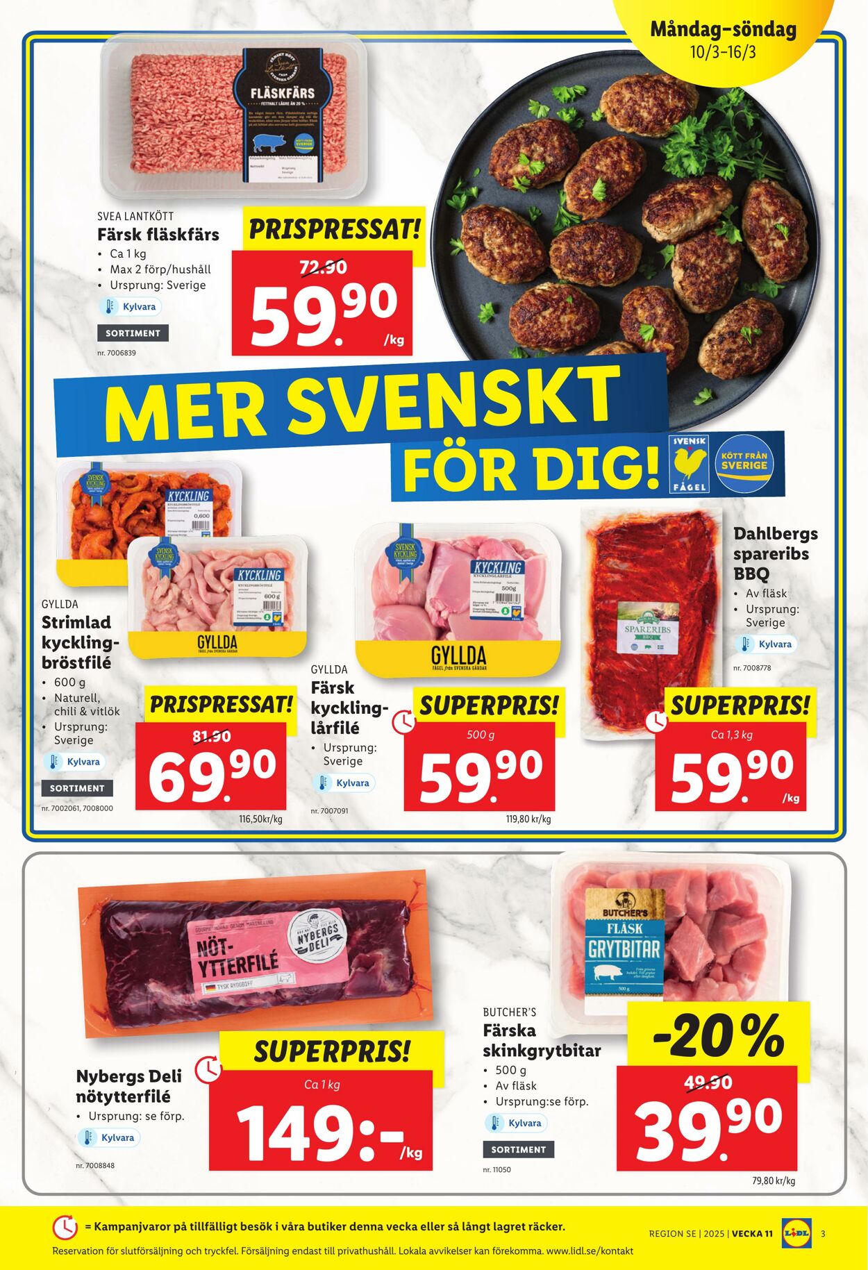 Erbjudanden Lidl 10.03.2025 - 16.03.2025