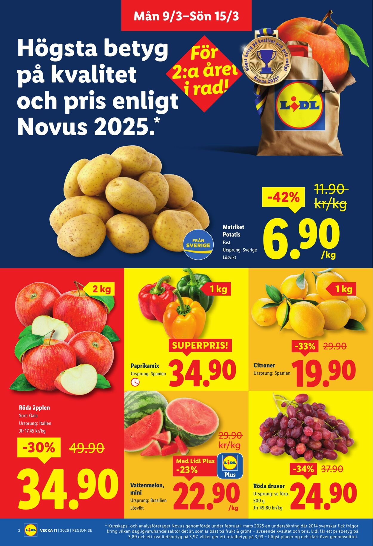 Erbjudanden Lidl 09.03.2026 - 15.03.2026