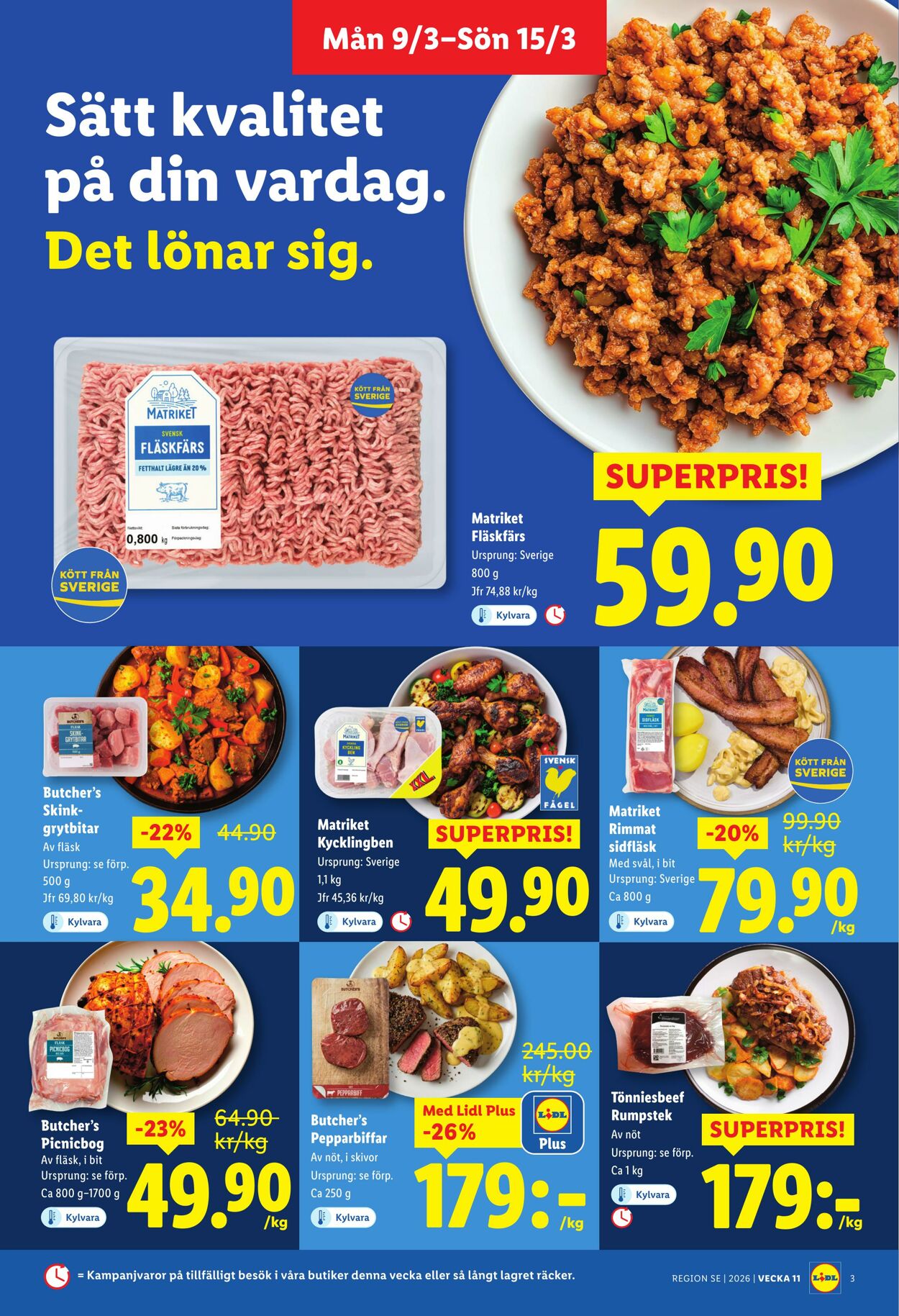 Erbjudanden Lidl 09.03.2026 - 15.03.2026