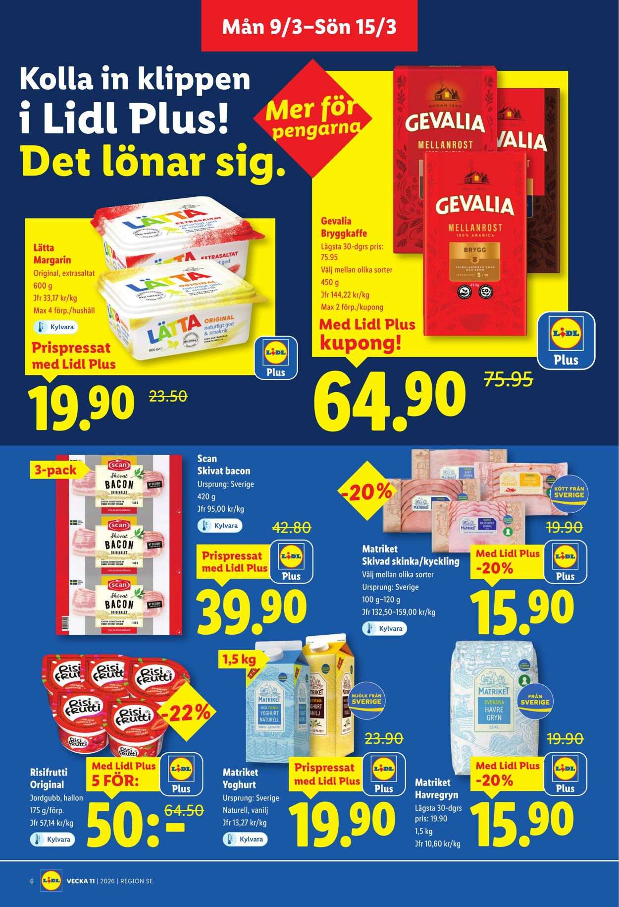 Erbjudanden Lidl 09.03.2026 - 15.03.2026