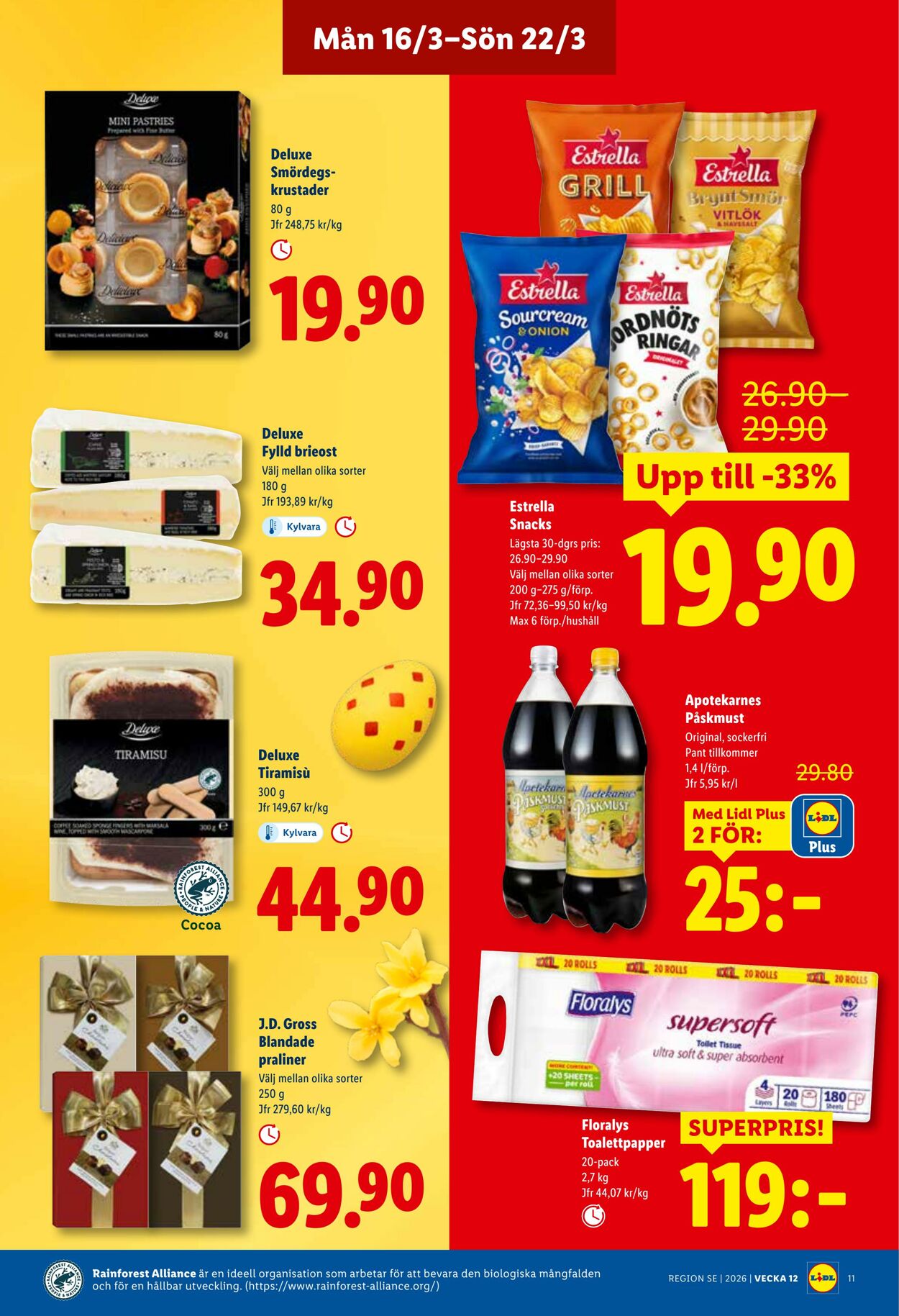 Erbjudanden Lidl 16.03.2026 - 22.03.2026