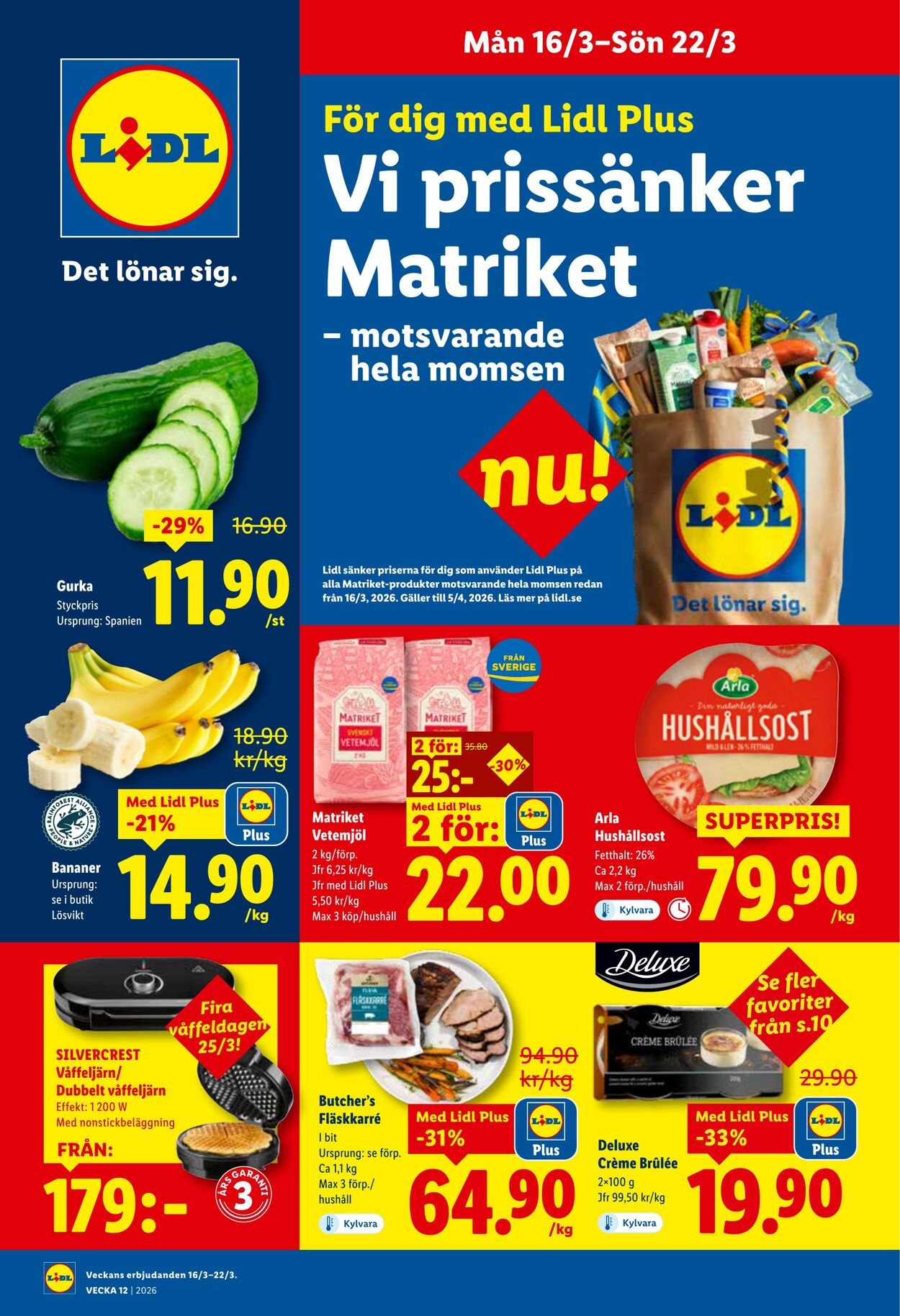 Erbjudanden Lidl 16.03.2026 - 22.03.2026