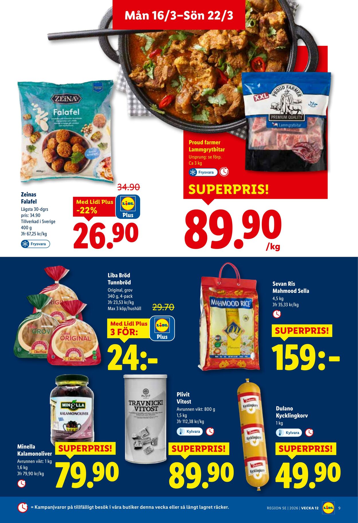 Erbjudanden Lidl 16.03.2026 - 22.03.2026
