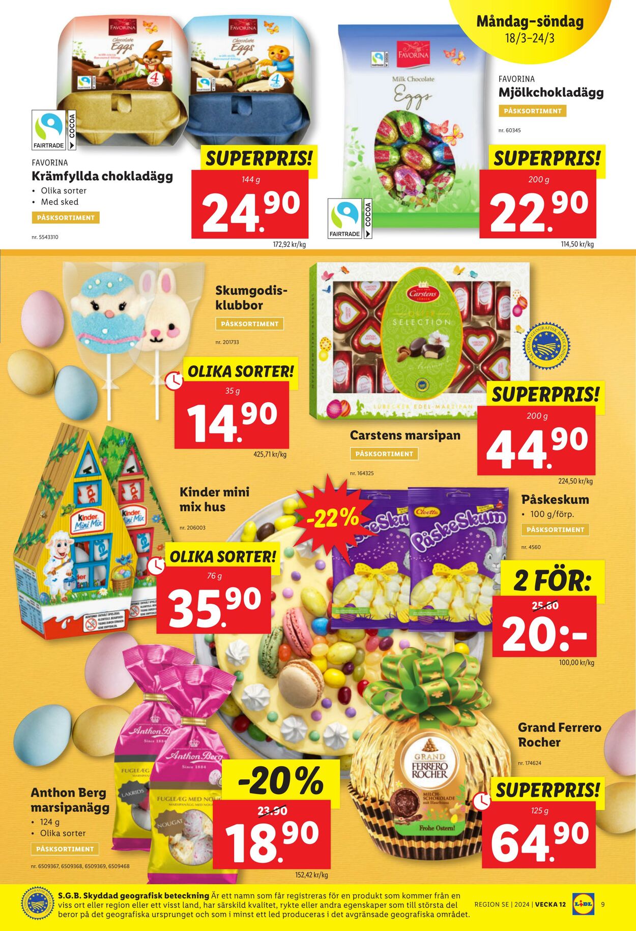 Erbjudanden Lidl 18.03.2024 - 24.03.2024