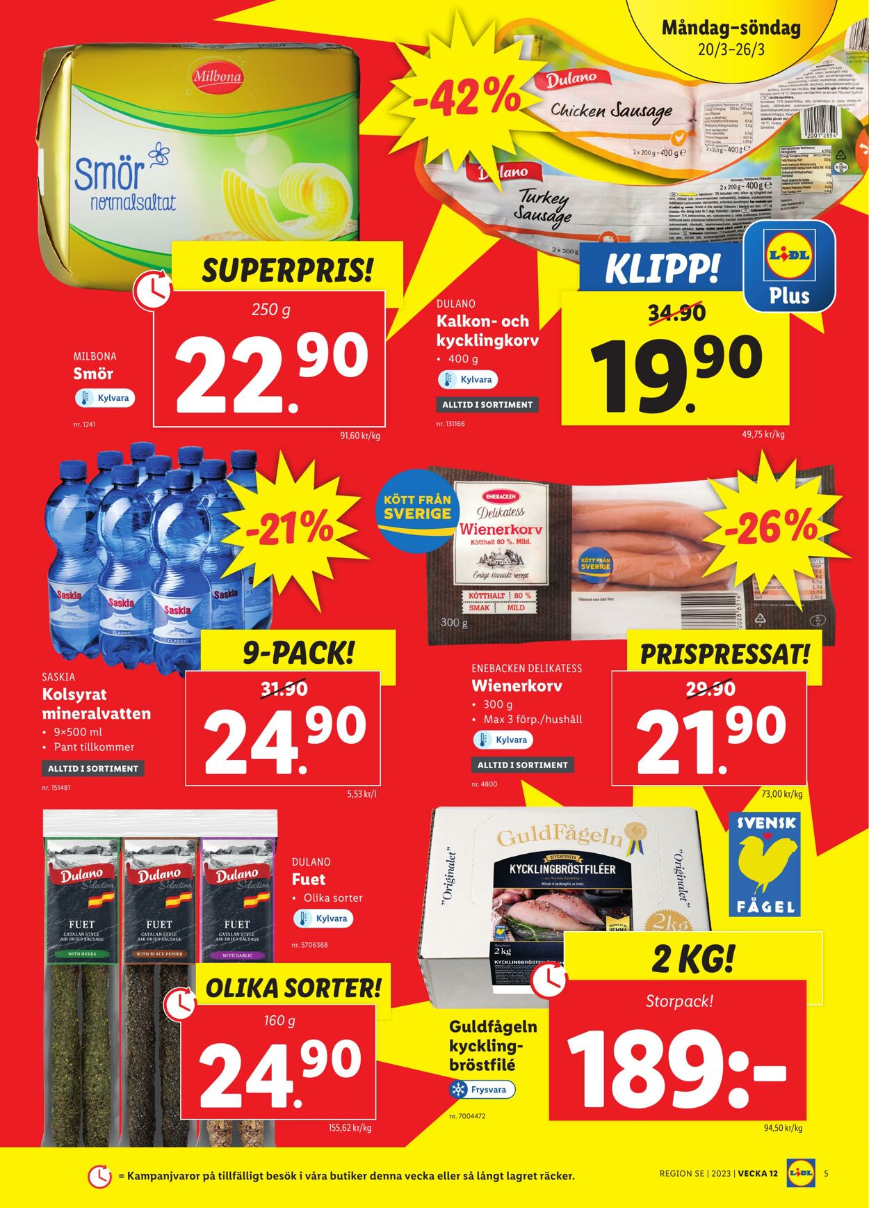 Erbjudanden Lidl 20.03.2023 - 26.03.2023