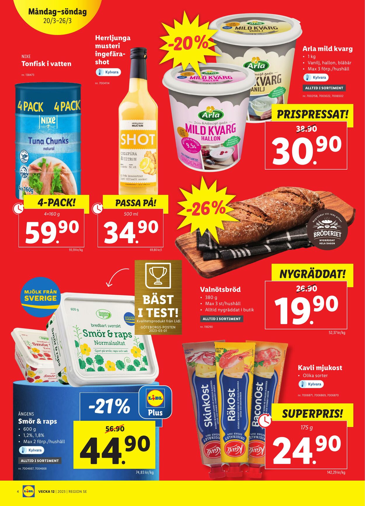 Erbjudanden Lidl 20.03.2023 - 26.03.2023