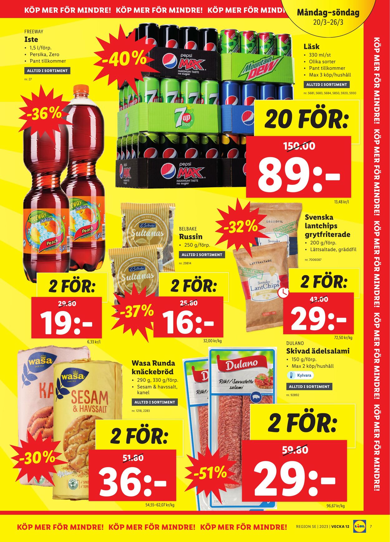 Erbjudanden Lidl 20.03.2023 - 26.03.2023