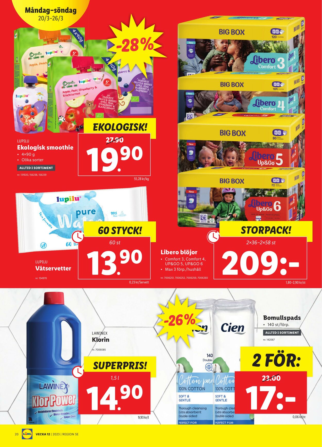 Erbjudanden Lidl 20.03.2023 - 26.03.2023