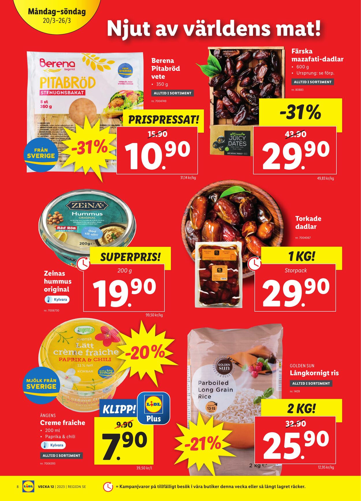 Erbjudanden Lidl 20.03.2023 - 26.03.2023