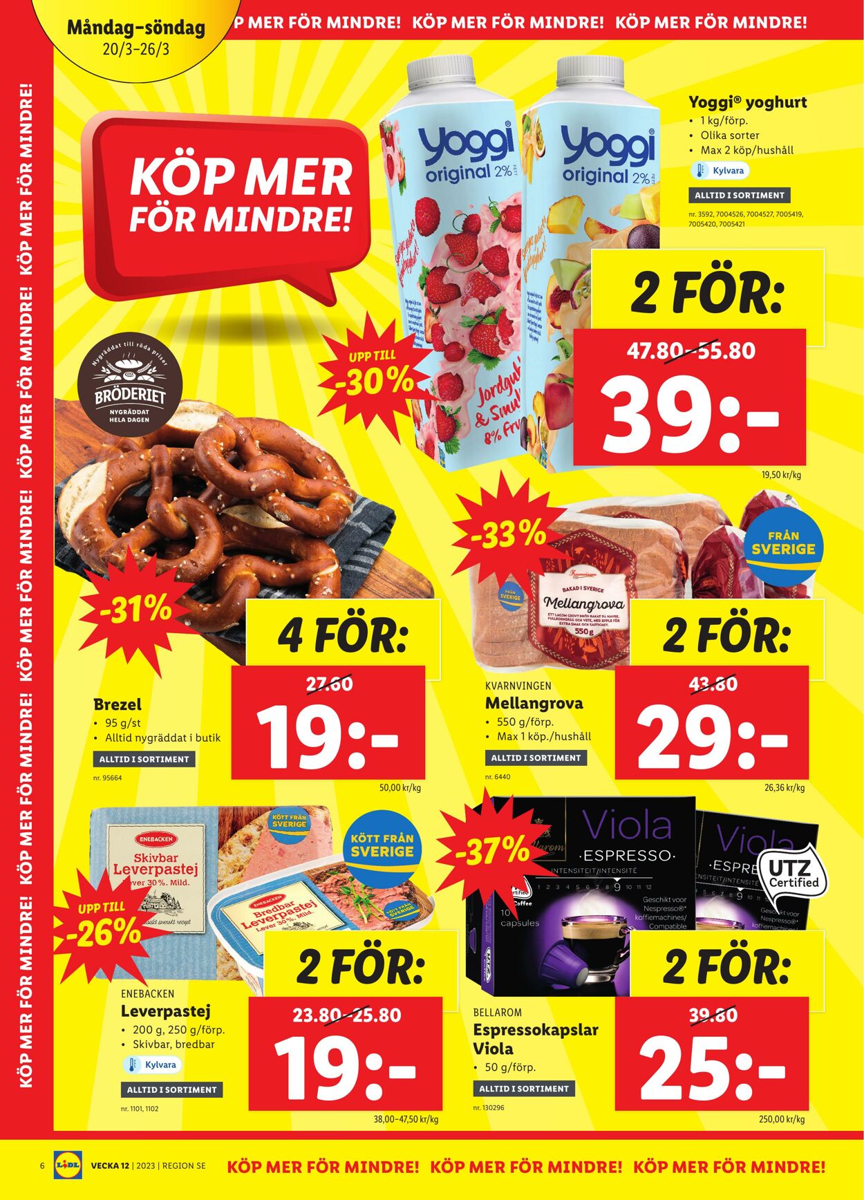 Erbjudanden Lidl 20.03.2023 - 26.03.2023