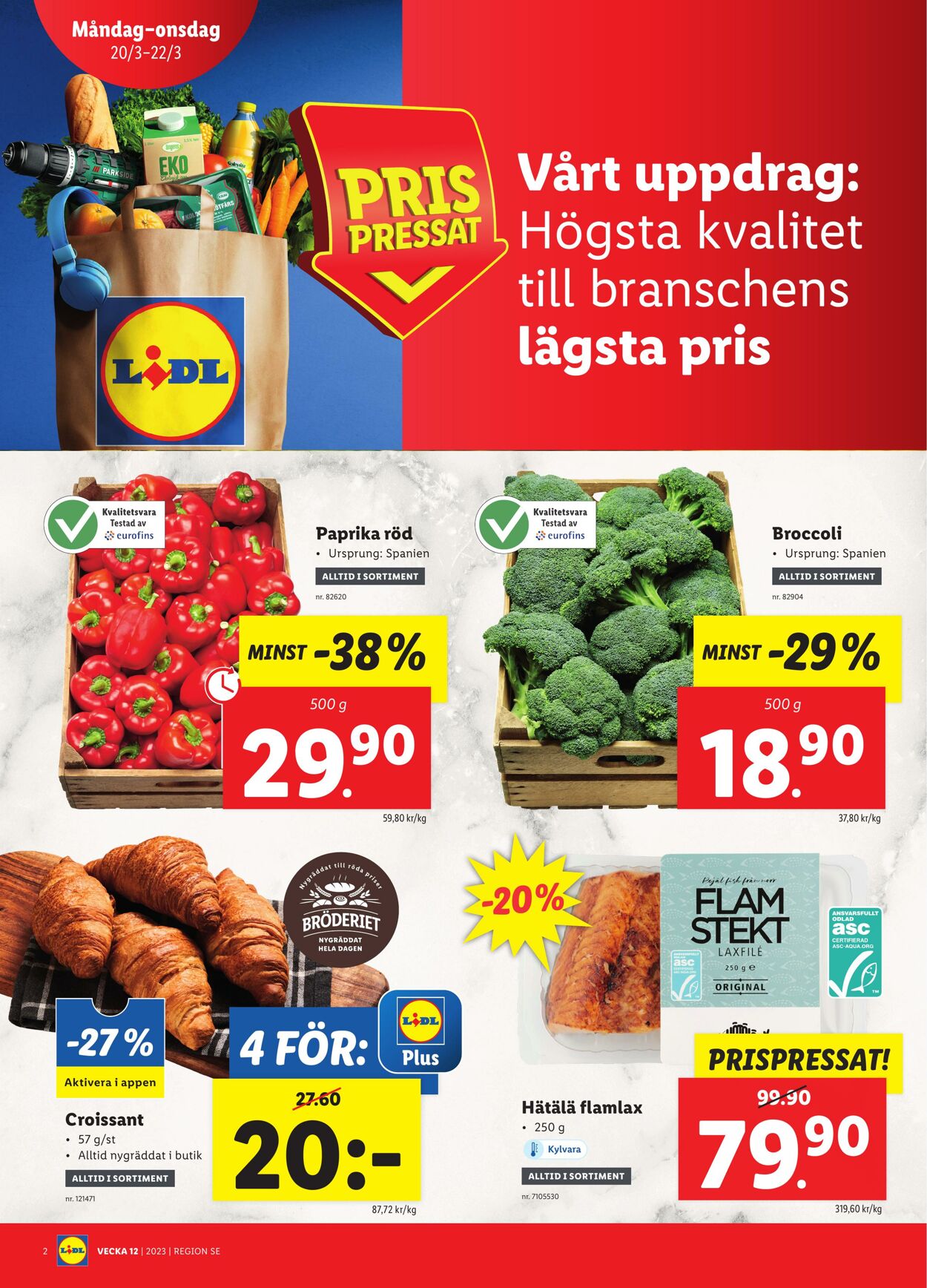 Erbjudanden Lidl 20.03.2023 - 26.03.2023