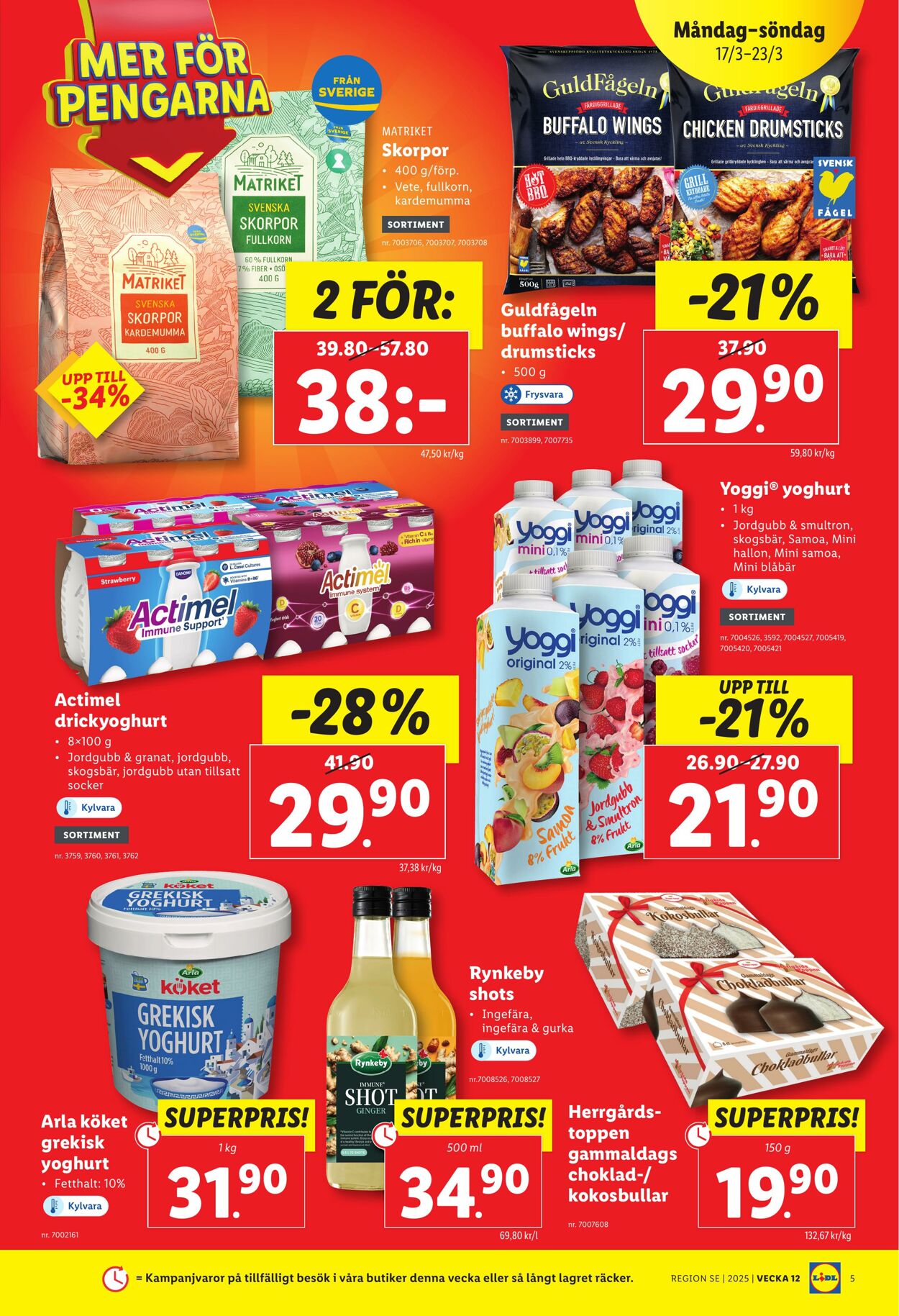 Erbjudanden Lidl 17.03.2025 - 23.03.2025