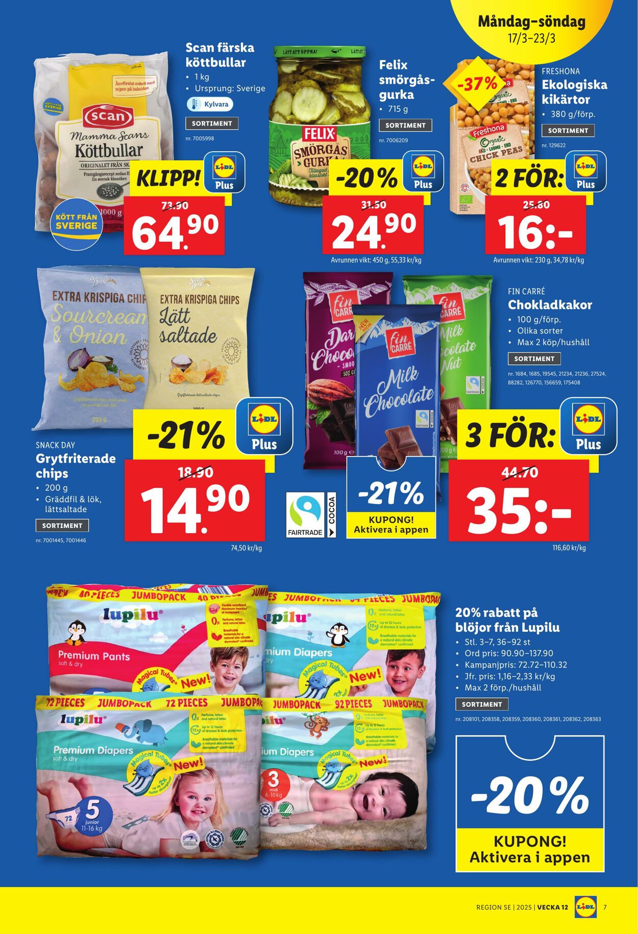 Erbjudanden Lidl 17.03.2025 - 23.03.2025