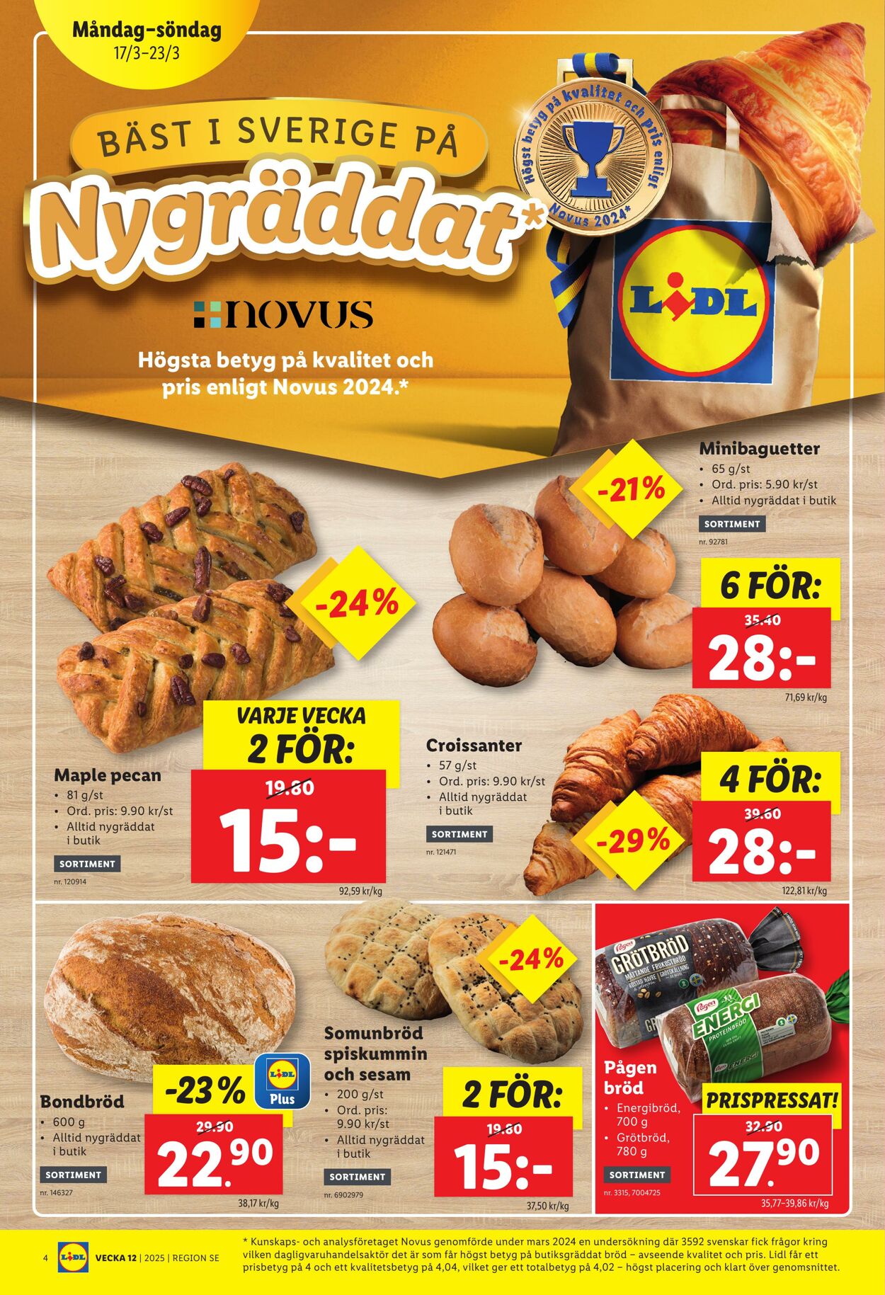 Erbjudanden Lidl 17.03.2025 - 23.03.2025