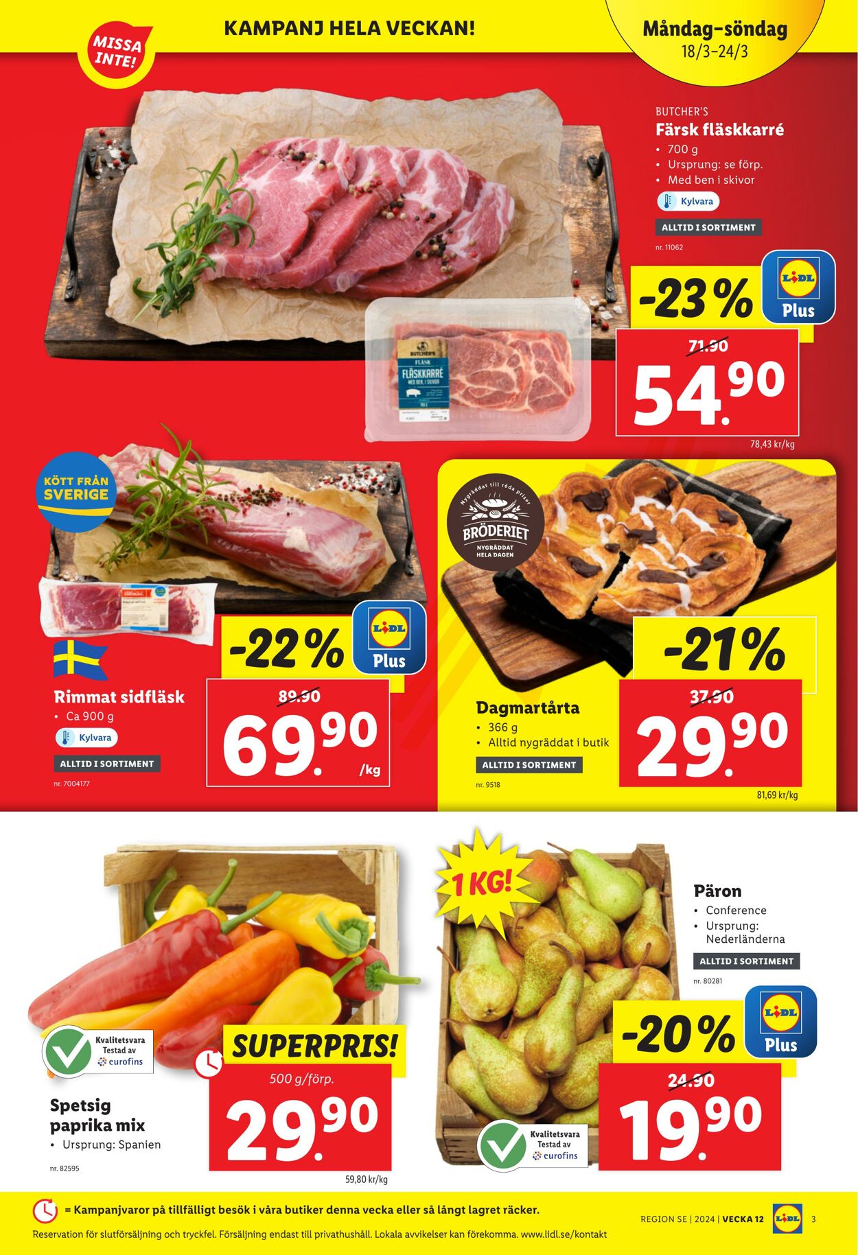 Erbjudanden Lidl 18.03.2024 - 24.03.2024