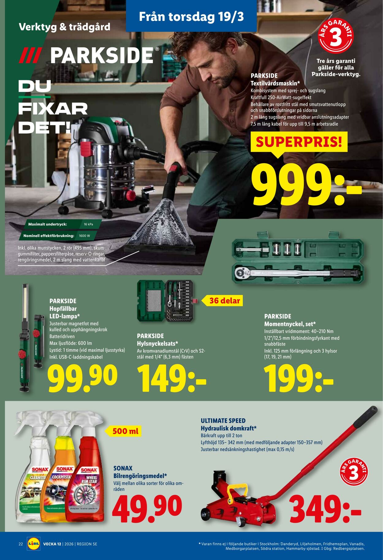 Erbjudanden Lidl 16.03.2026 - 22.03.2026
