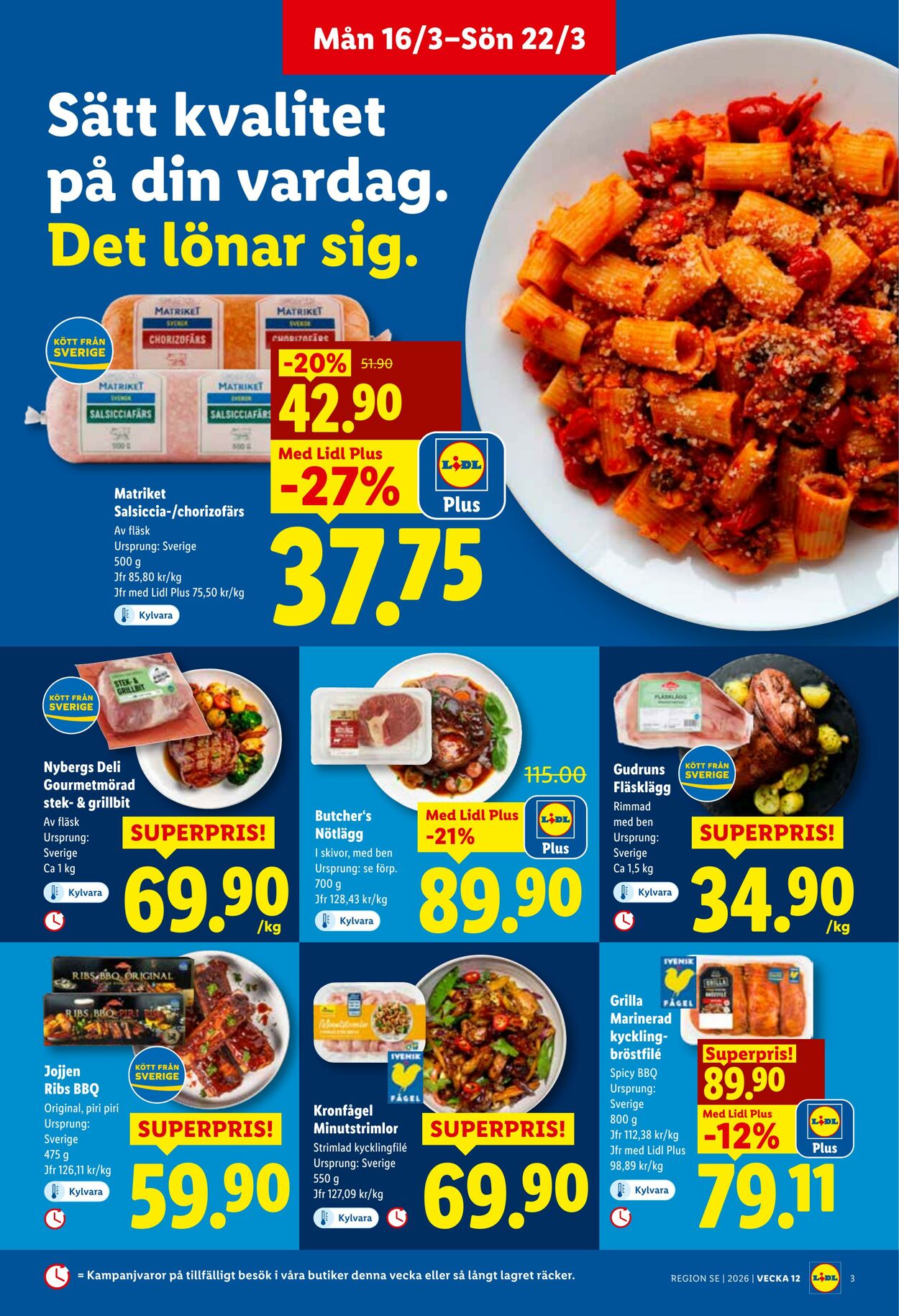 Erbjudanden Lidl 16.03.2026 - 22.03.2026