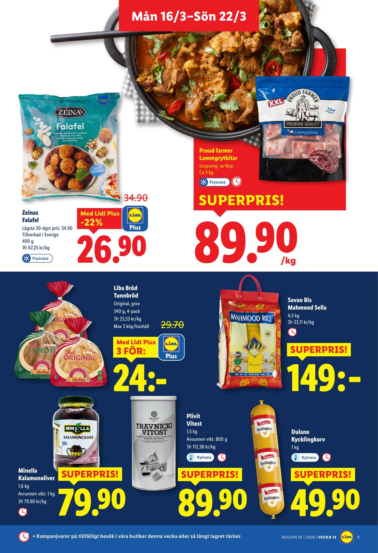 Erbjudanden Lidl 16.03.2026 - 22.03.2026