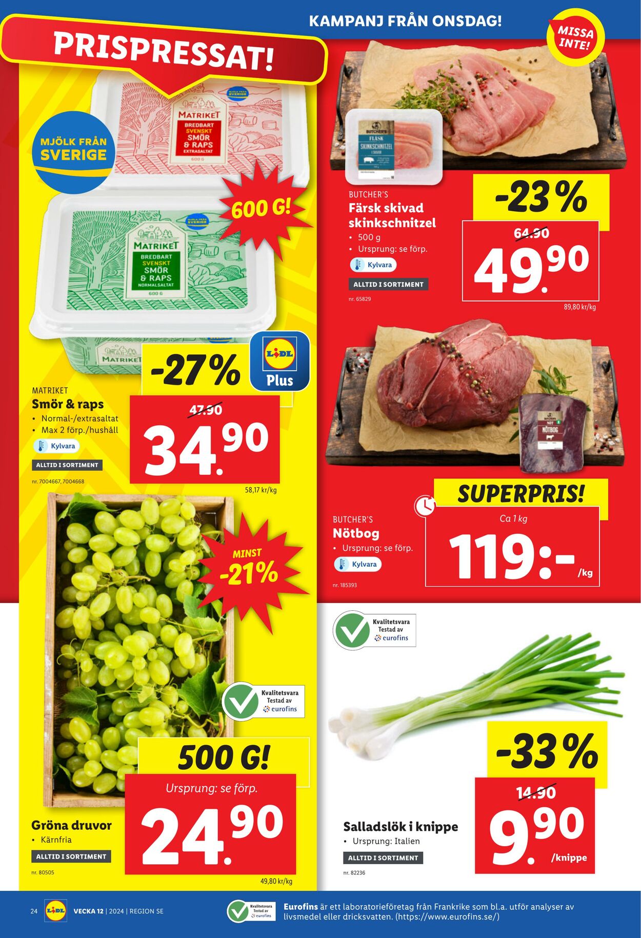 Erbjudanden Lidl 18.03.2024 - 24.03.2024