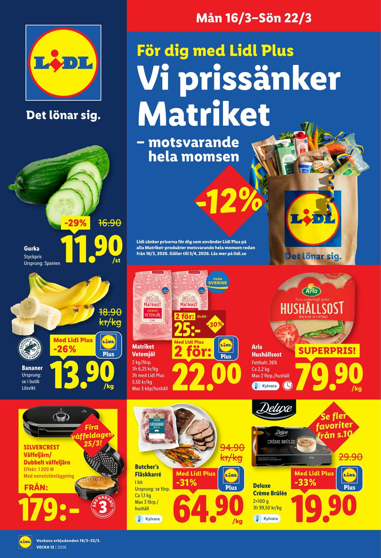 Erbjudanden Lidl 16.03.2026 - 22.03.2026