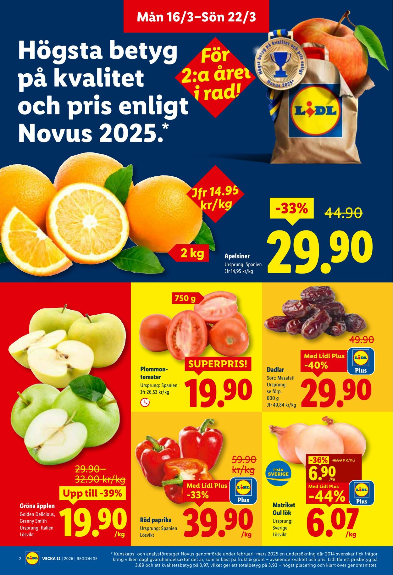 Erbjudanden Lidl 16.03.2026 - 22.03.2026