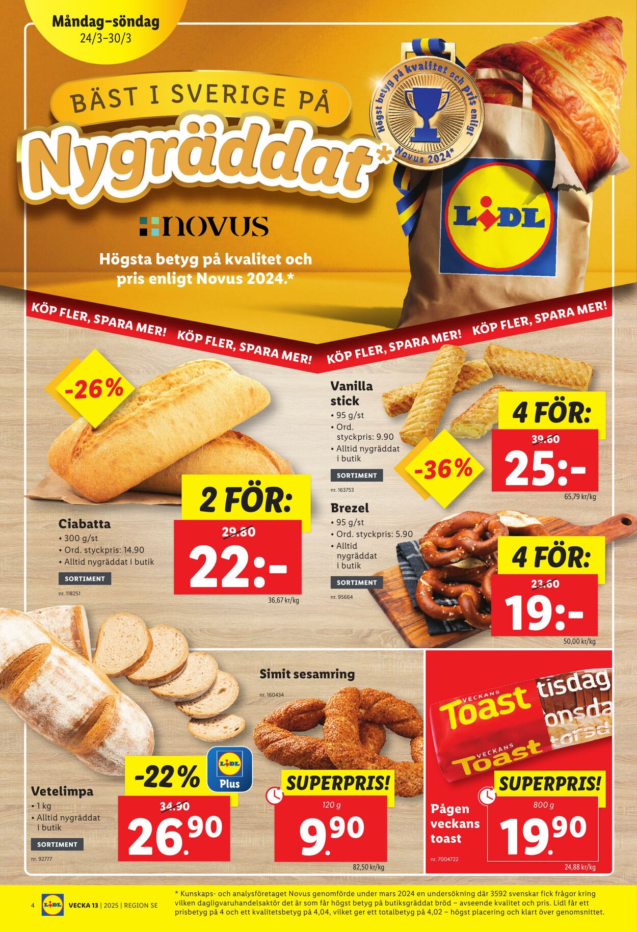 Erbjudanden Lidl 24.03.2025 - 30.03.2025