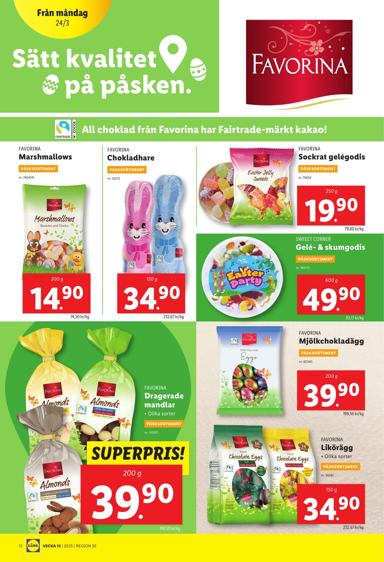 Erbjudanden Lidl 24.03.2025 - 30.03.2025