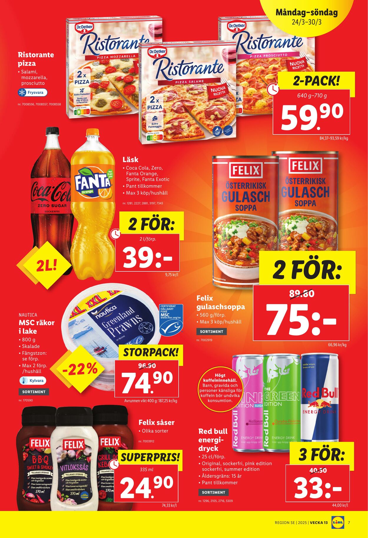 Erbjudanden Lidl 24.03.2025 - 30.03.2025