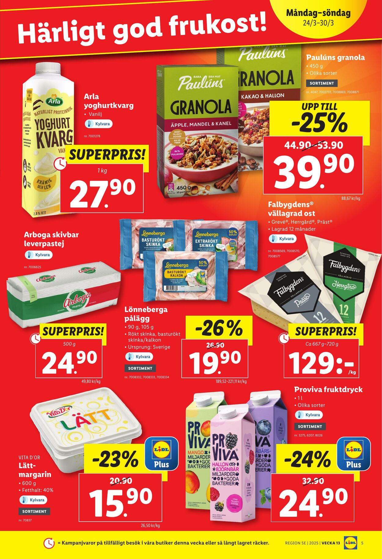 Erbjudanden Lidl 24.03.2025 - 30.03.2025