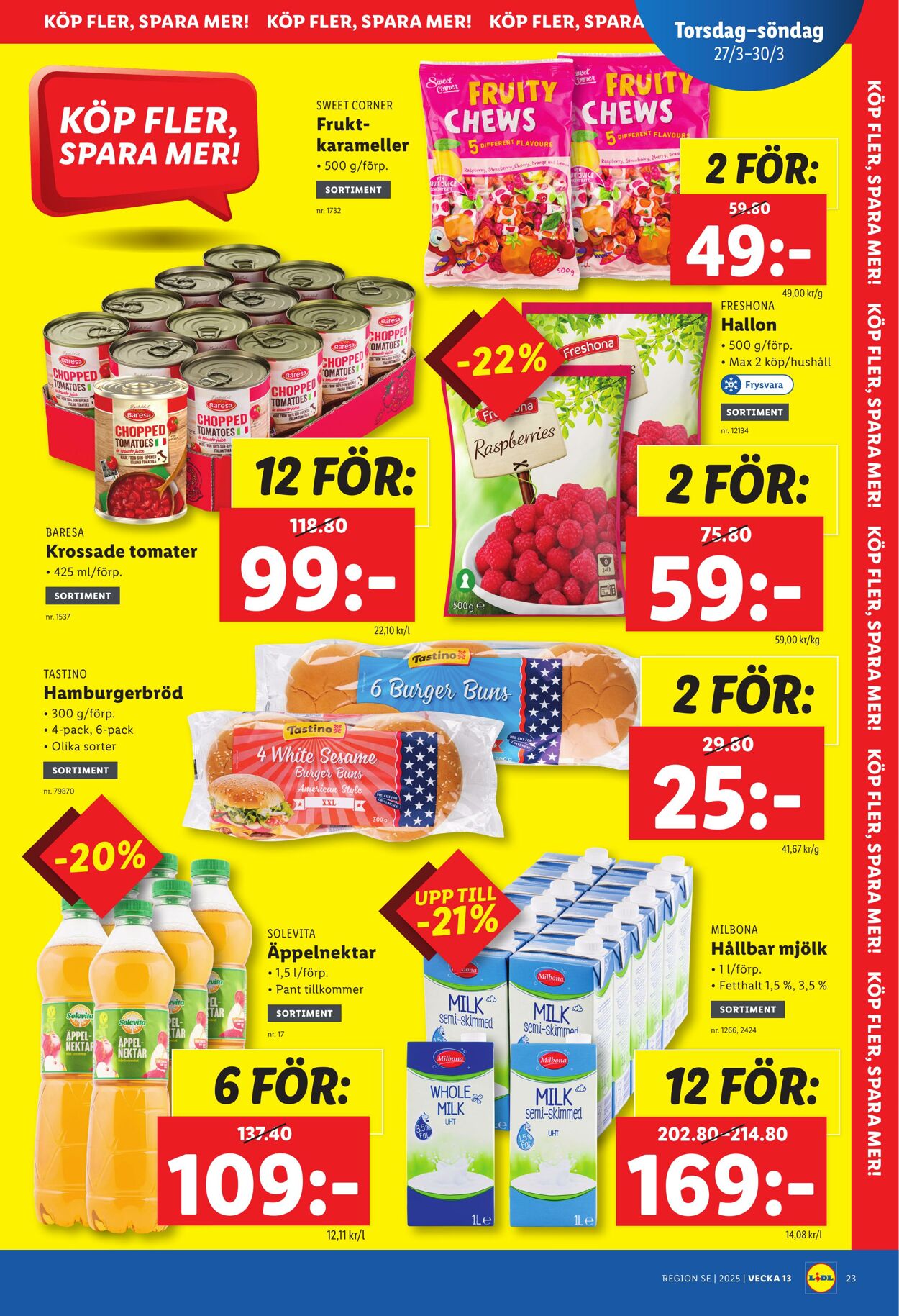 Erbjudanden Lidl 24.03.2025 - 30.03.2025