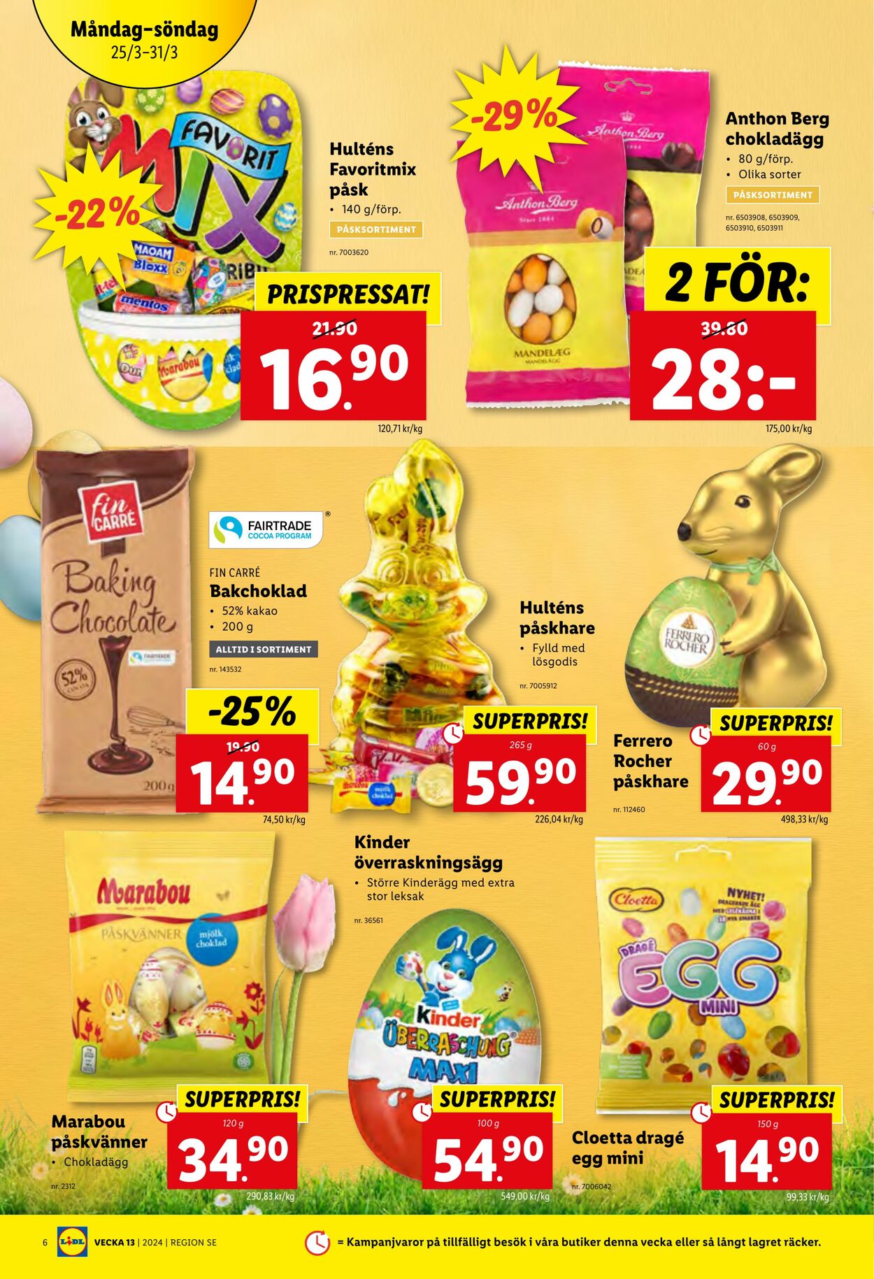 Erbjudanden Lidl 25.03.2024 - 31.03.2024