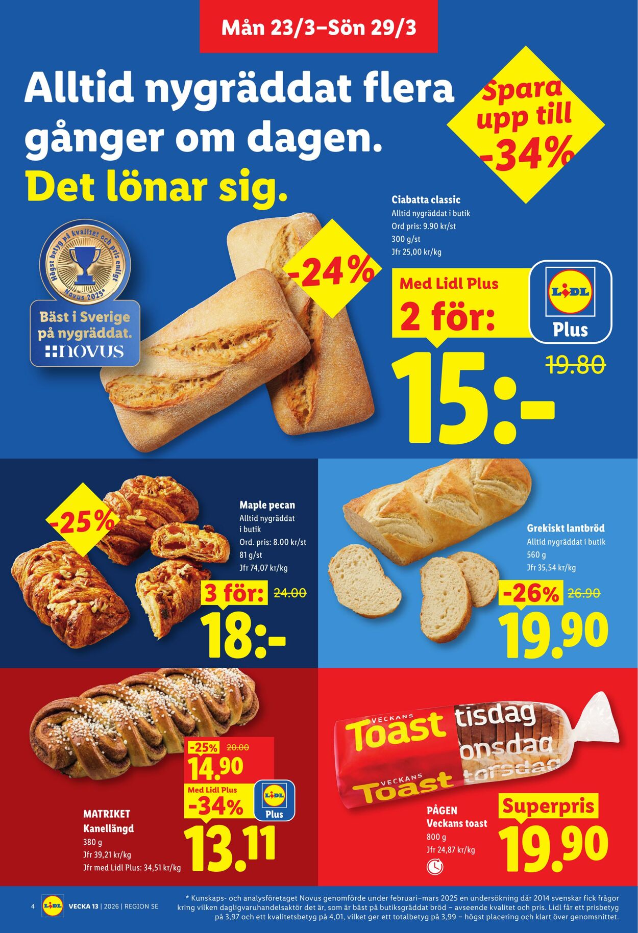 Erbjudanden Lidl 23.03.2026 - 29.03.2026